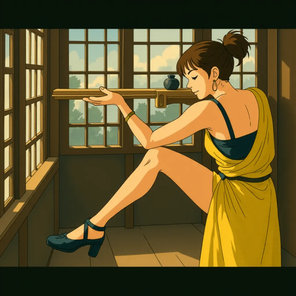 Rebecca Ferguson in Mission: Impossible - Rogue Nation (2015) - Anime style