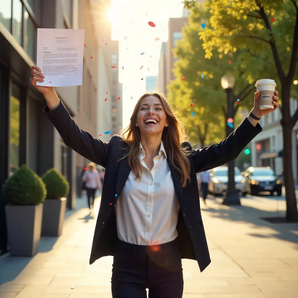 First Day Joy: A New Job Celebration