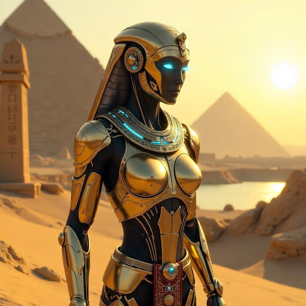 Android of the Nile: 3D Rendering in Ancient Egypt