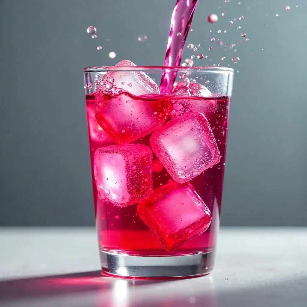 Vibrant Hibiscus Tea Pour Over Ice
