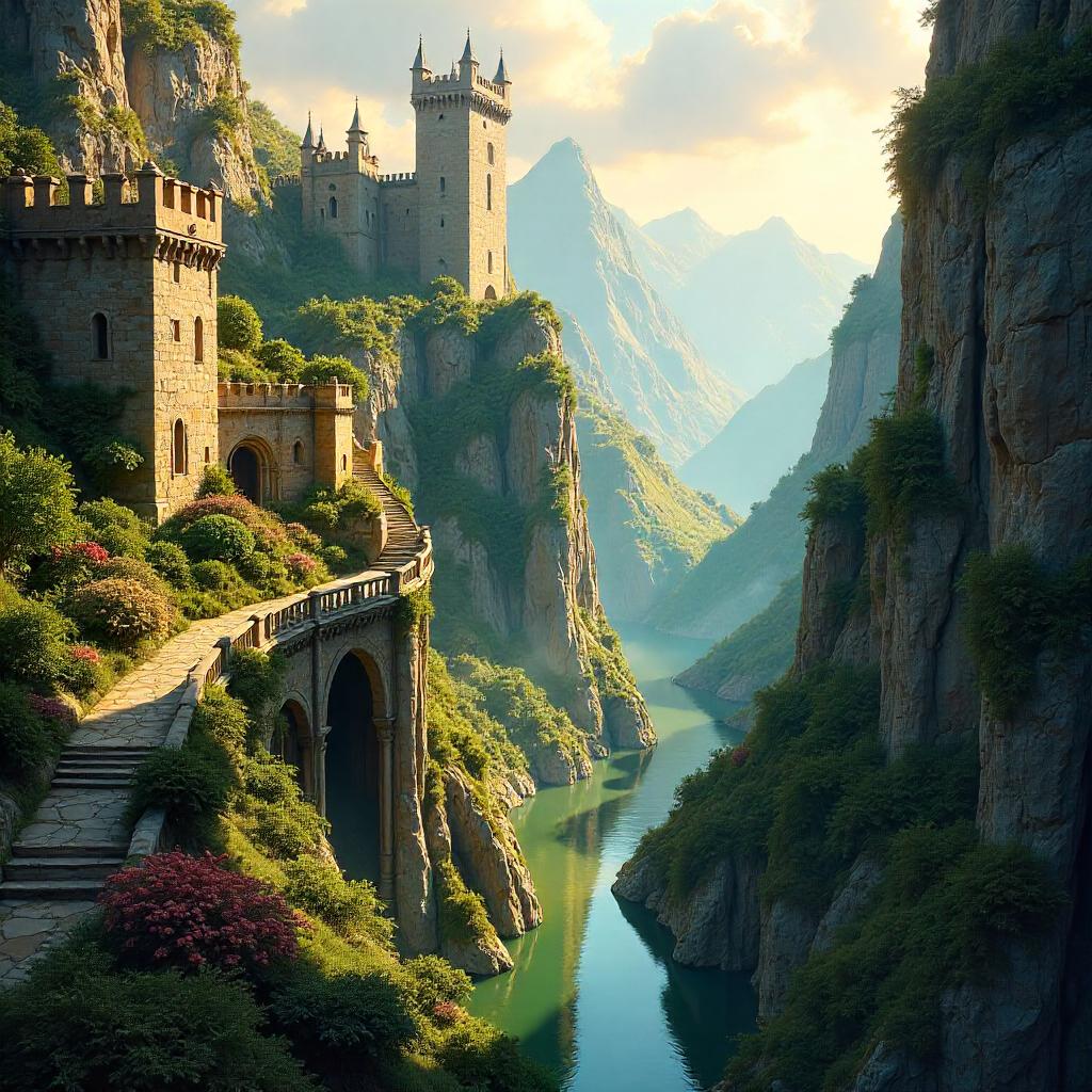 Canyon in Castle Gardens: Concept Art