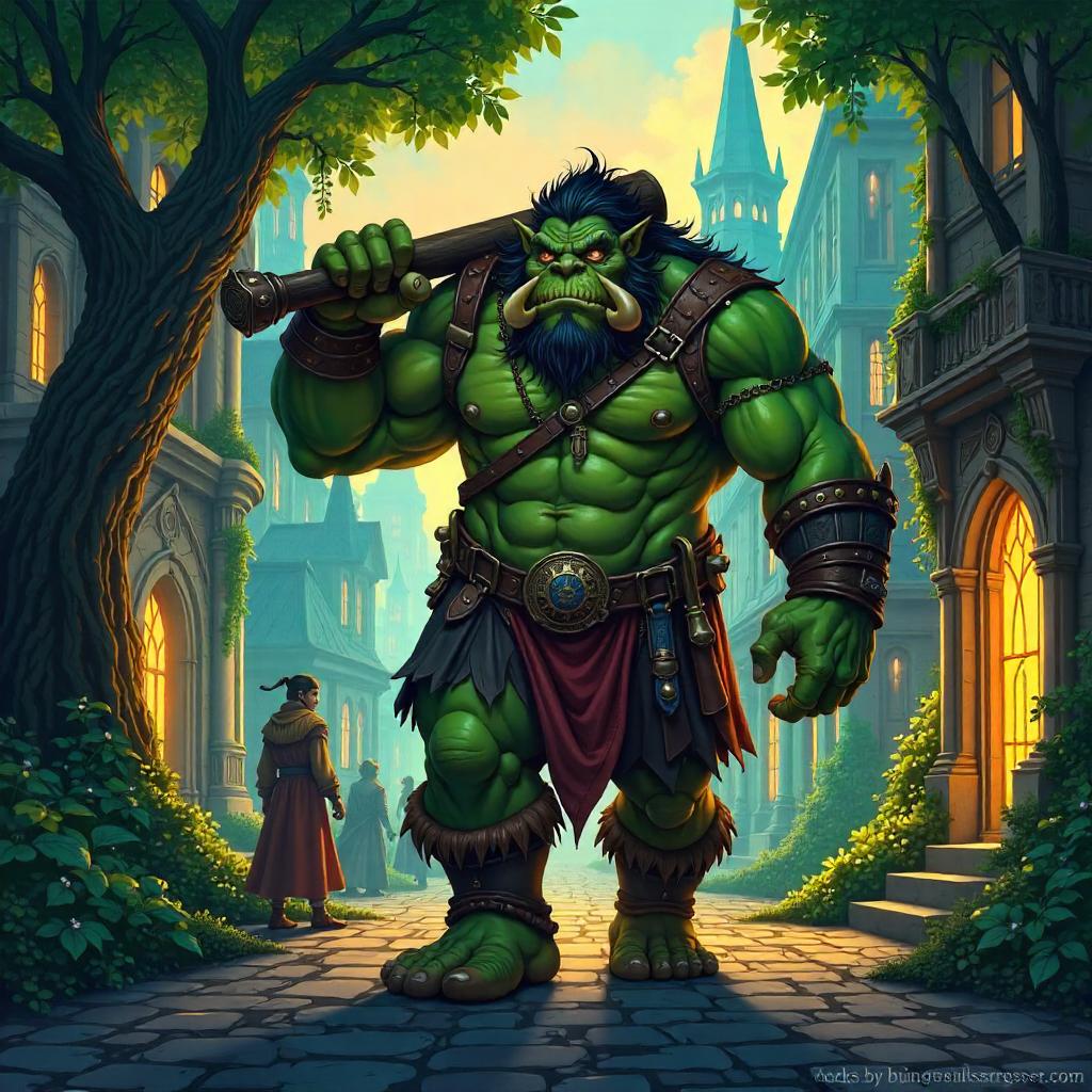 Troll in an Elven City: Anime Fantasy