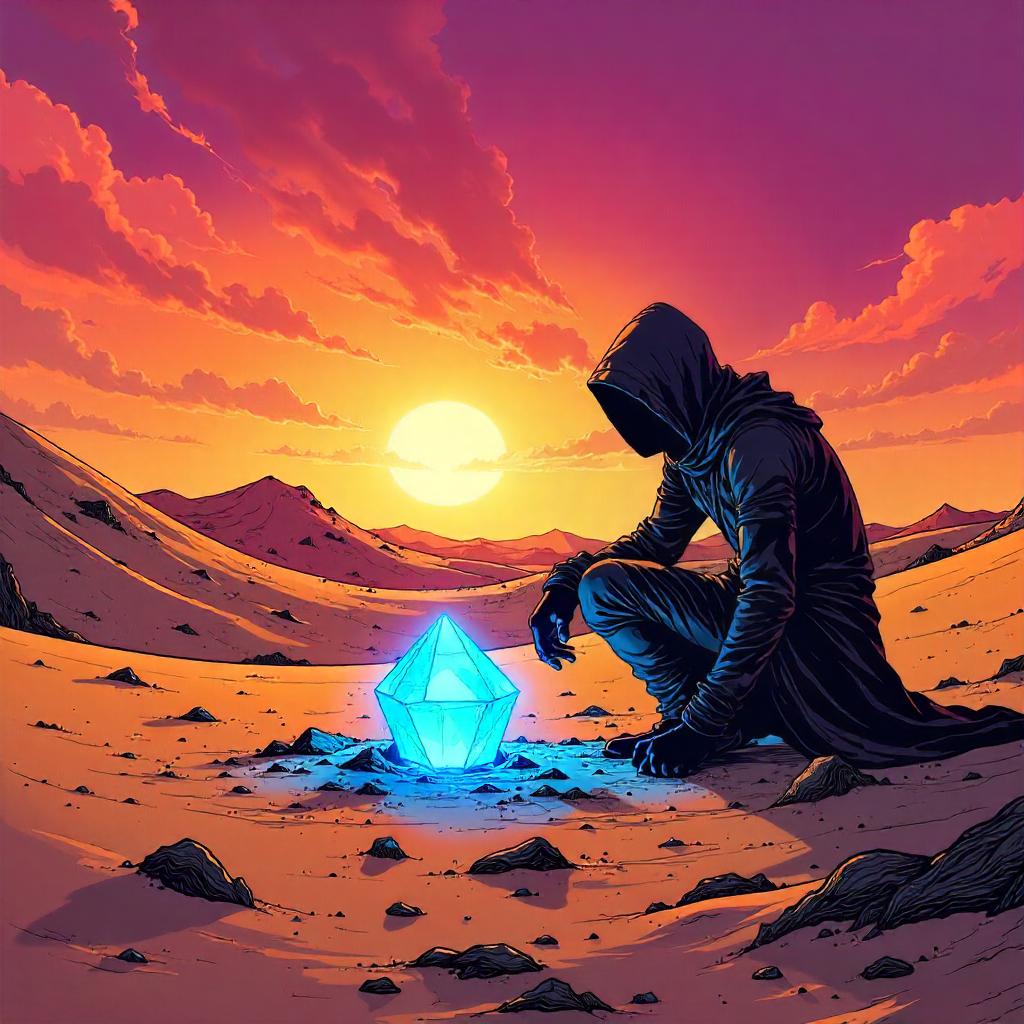 Desert Soul Gem: A Bold Comic Scene