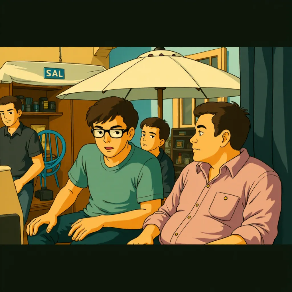 Joel Silver and Todd Phillips in Project X (2012) - Anime style