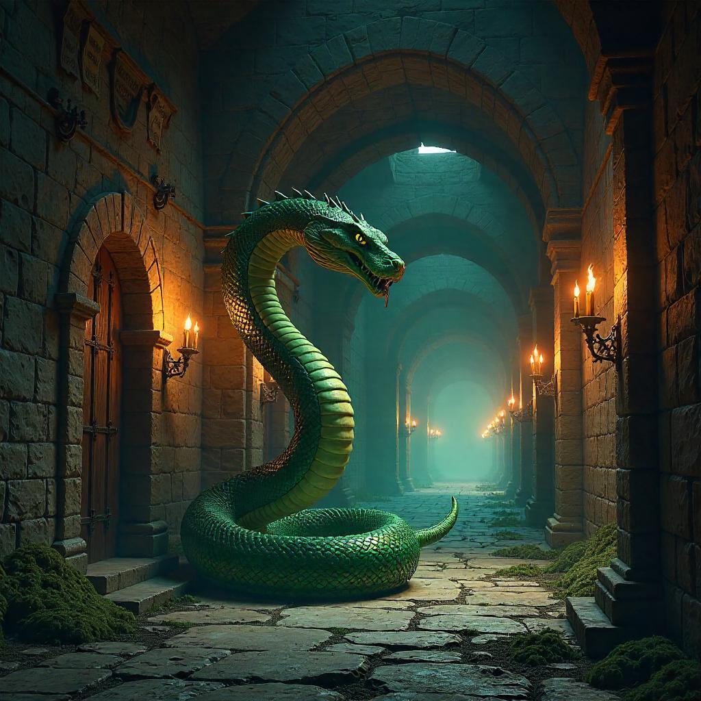 Snake in the Castle: Medieval Concept Art