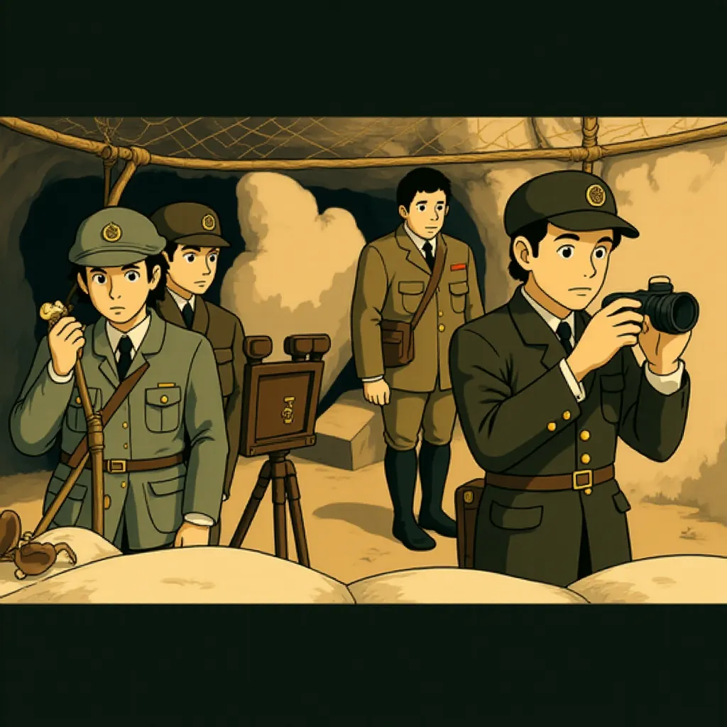 Ken Watanabe in Letters from Iwo Jima (2006) - Anime style