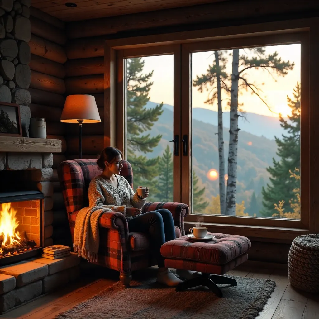 Cozy Cabin Window View in Poltava Oblast