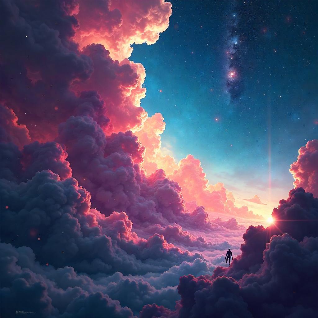 Nebula Concept Art in Deep Space