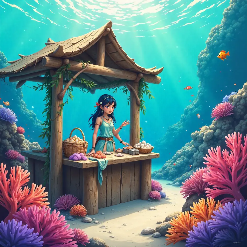 Coral Reef Anime Merchant Market