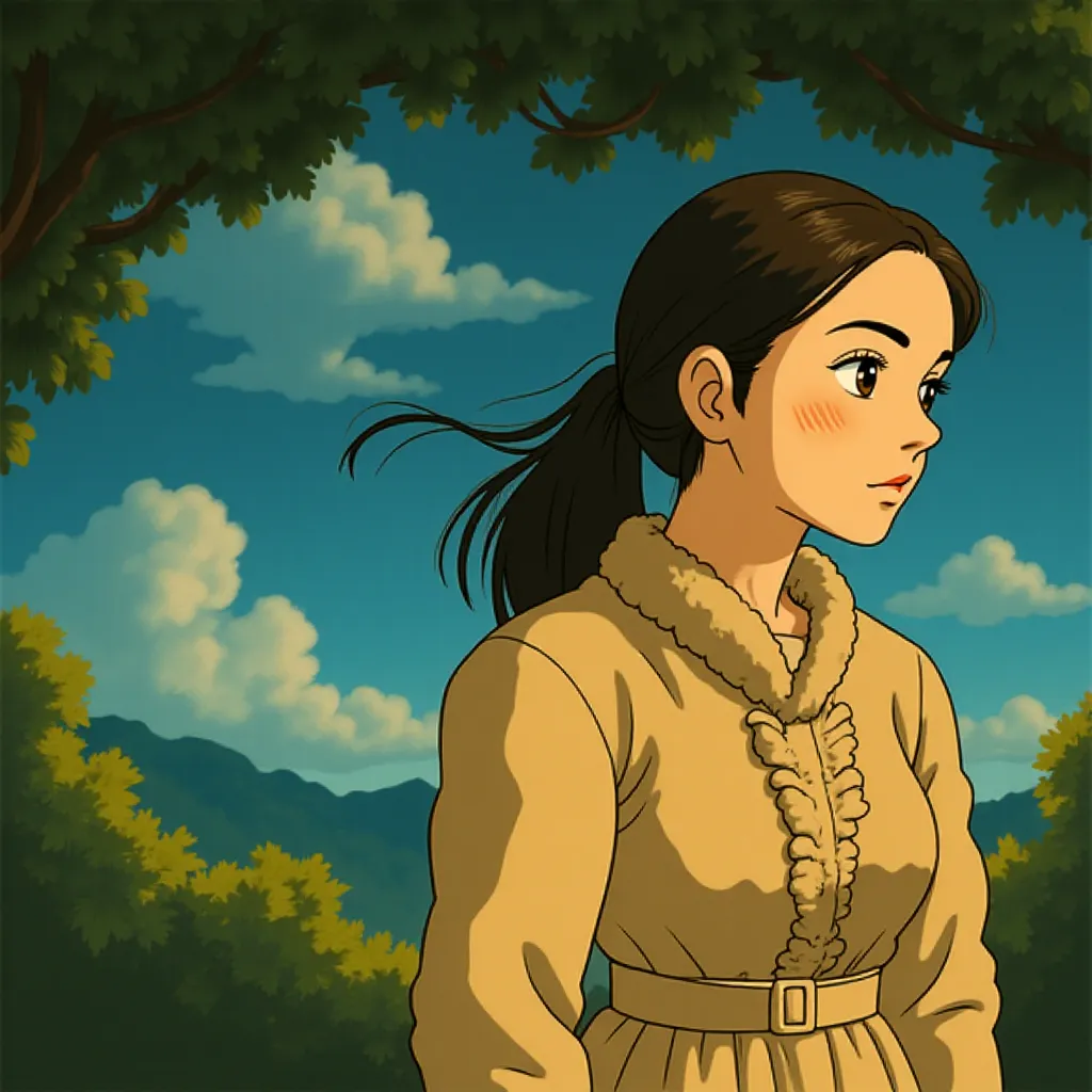 Emma Stone in Poor Things (2023) - Anime style