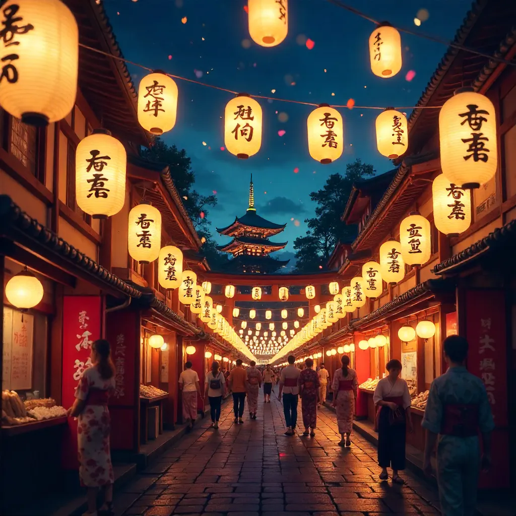 Lantern Night: Kanji Illuminations in Japan