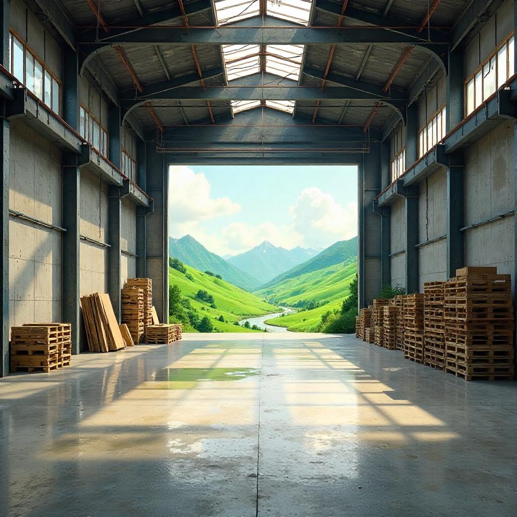 Valley in a Warehouse: Watercolor Dream