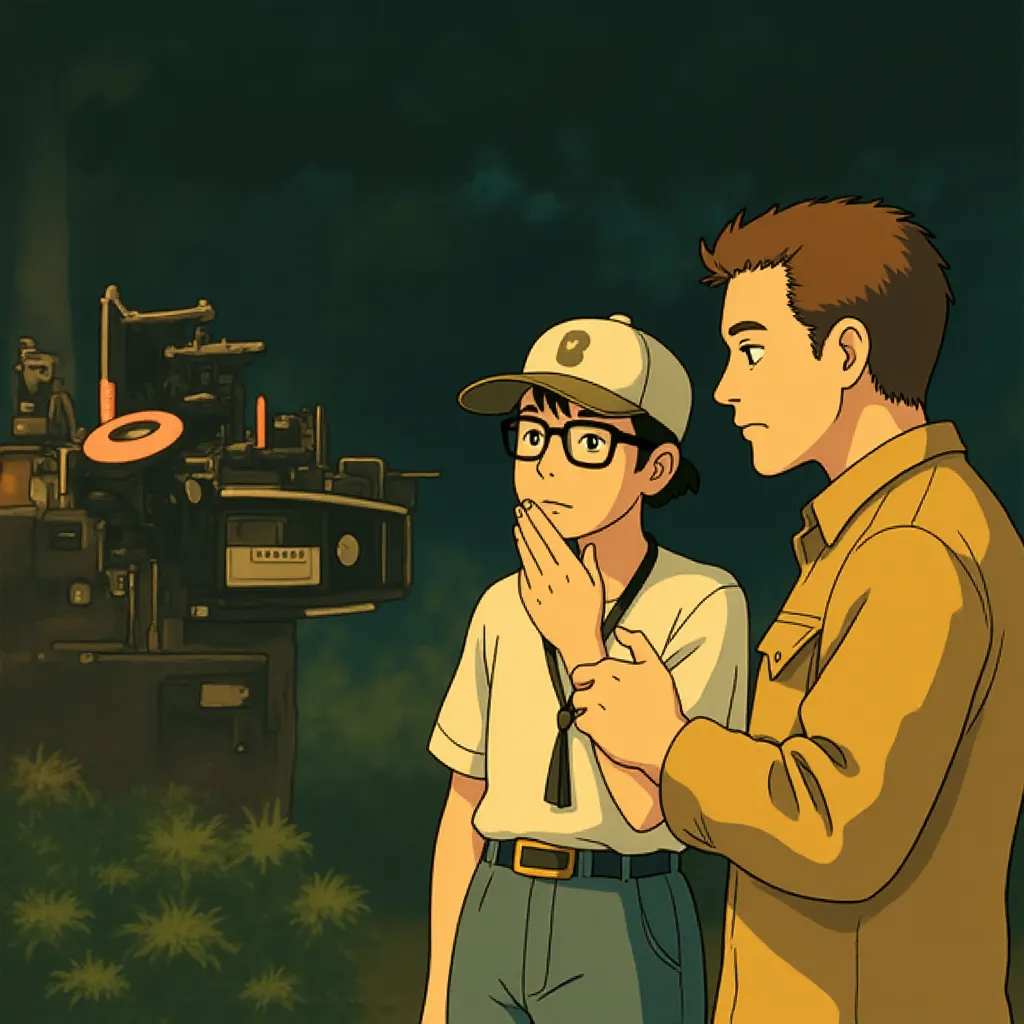 Scott Derrickson and Christopher Norr in Sinister (2012) - Anime style