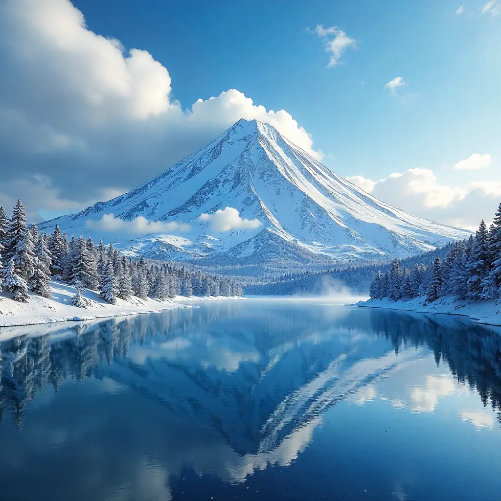 Majestic Mt. Yotei under Dramatic Cloudscape
