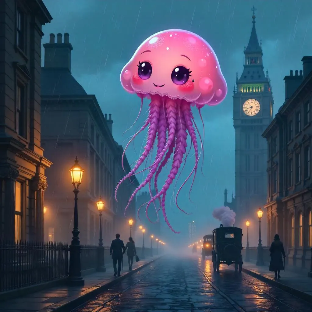 Jellyfish in Anime Victorian London