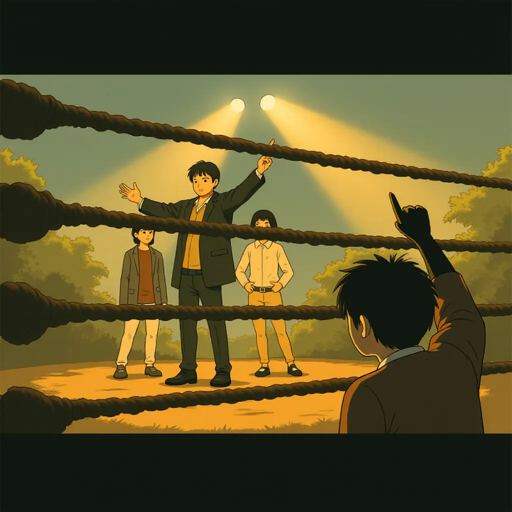 Sharlto Copley and Dev Patel in Monkey Man (2024) - Anime style
