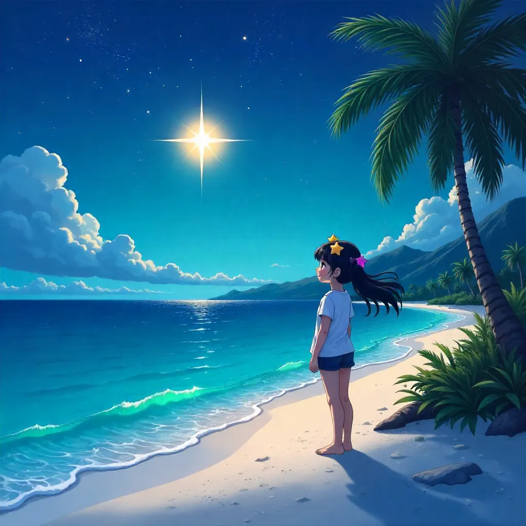 Starry Anime Island Adventure