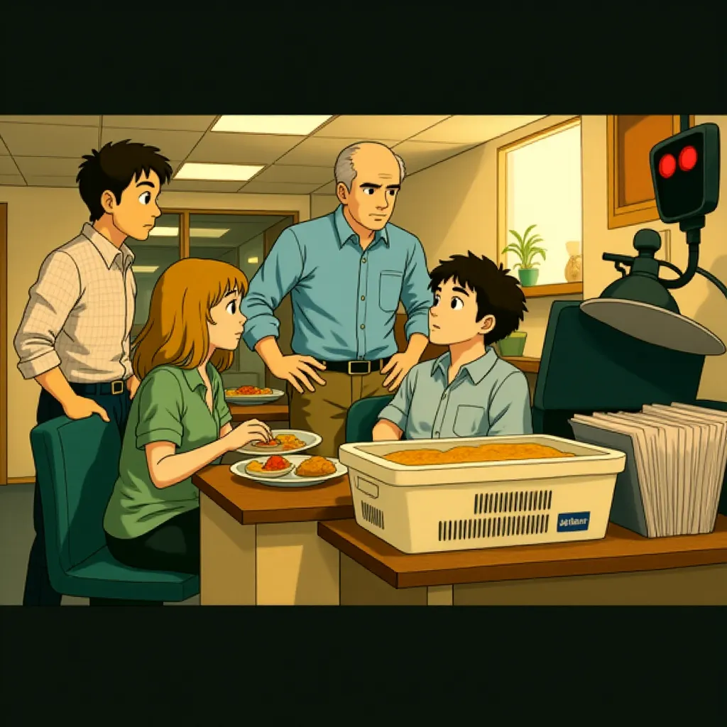 Michael Keaton, Brian d'Arcy James, Mark Ruffalo, and Rachel McAdams in Spotlight (2015) - Anime style