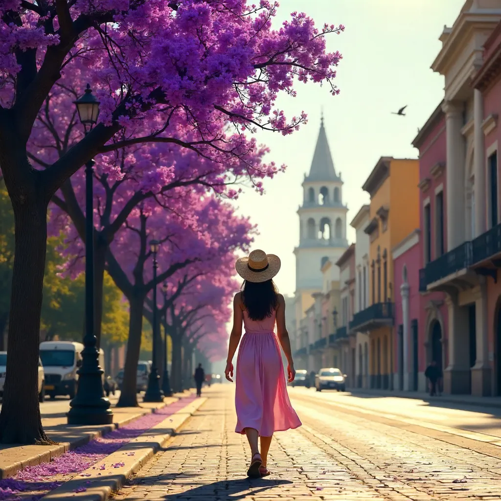 Jacaranda Stroll Through Mexico City Architecture
