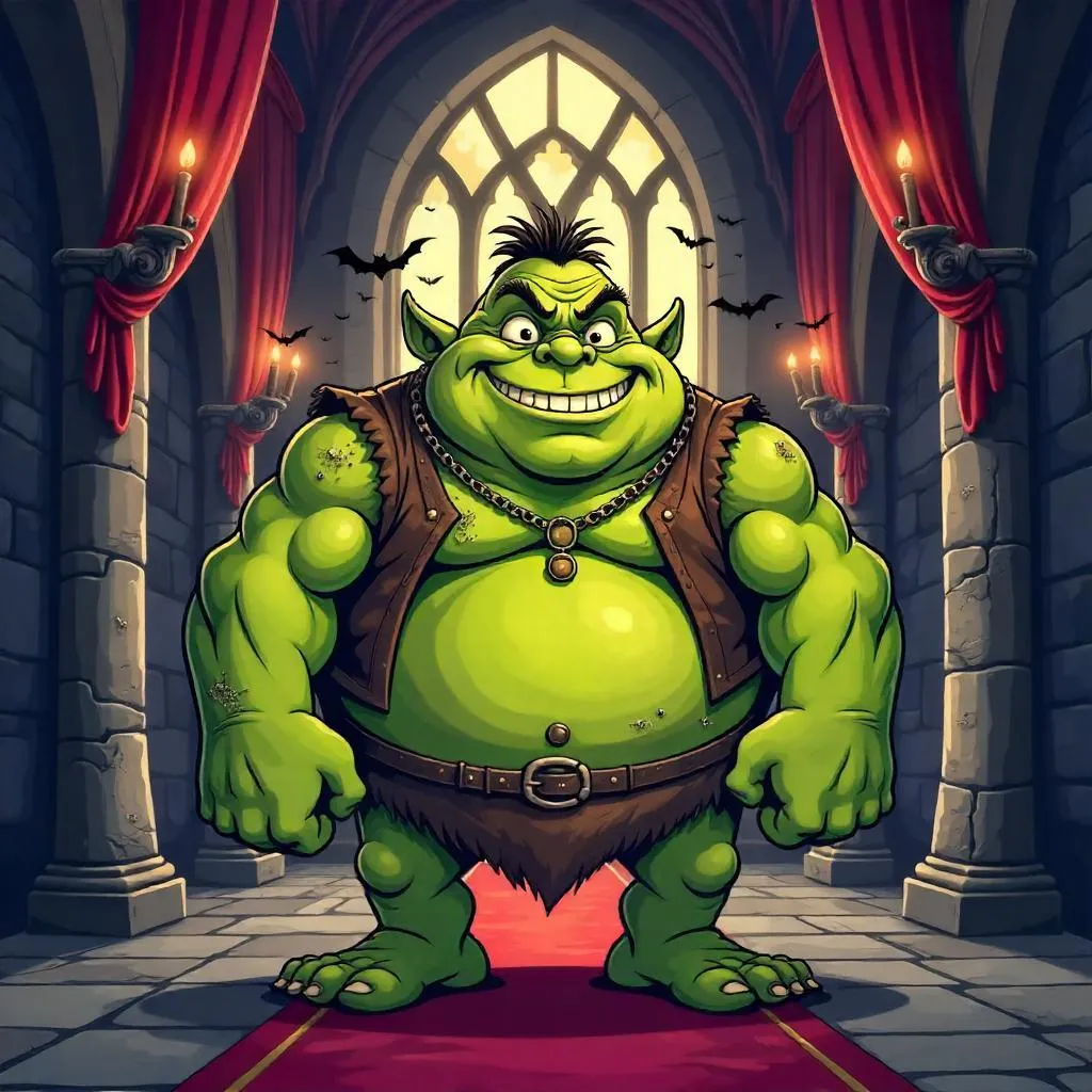 Ogre in a Vampire Castle: Cartoon Adventure
