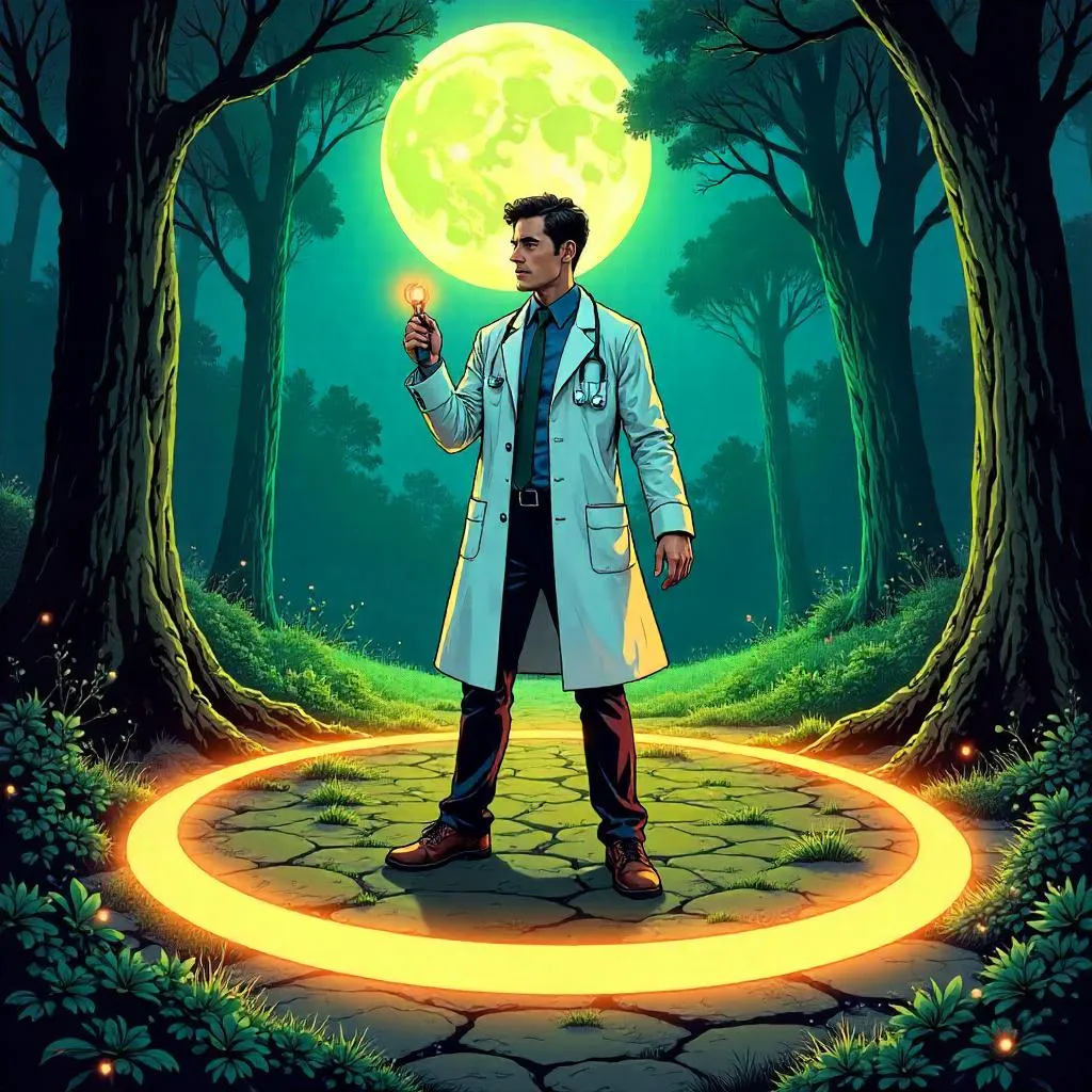 Comic Doctor in Fairy Ring Forest
