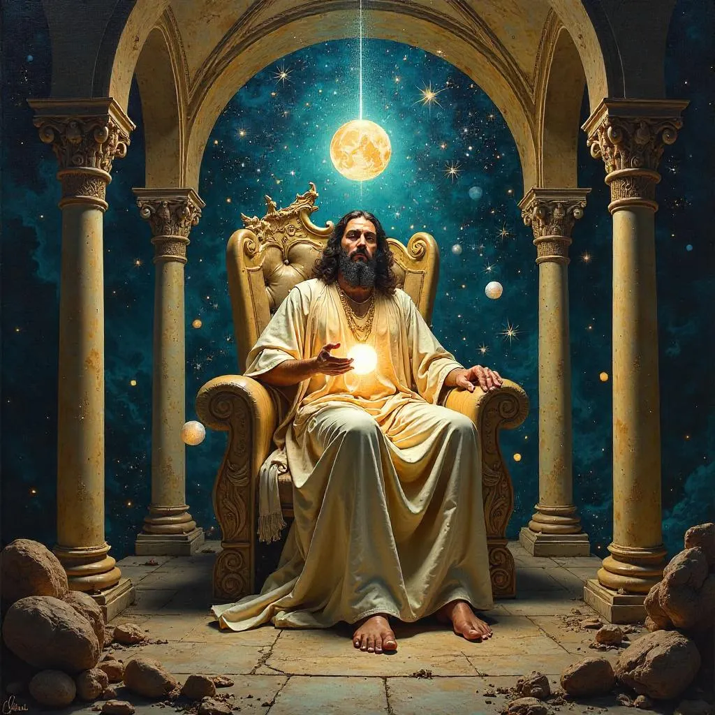 Oracle in the Mind: An Oil Painting Dream