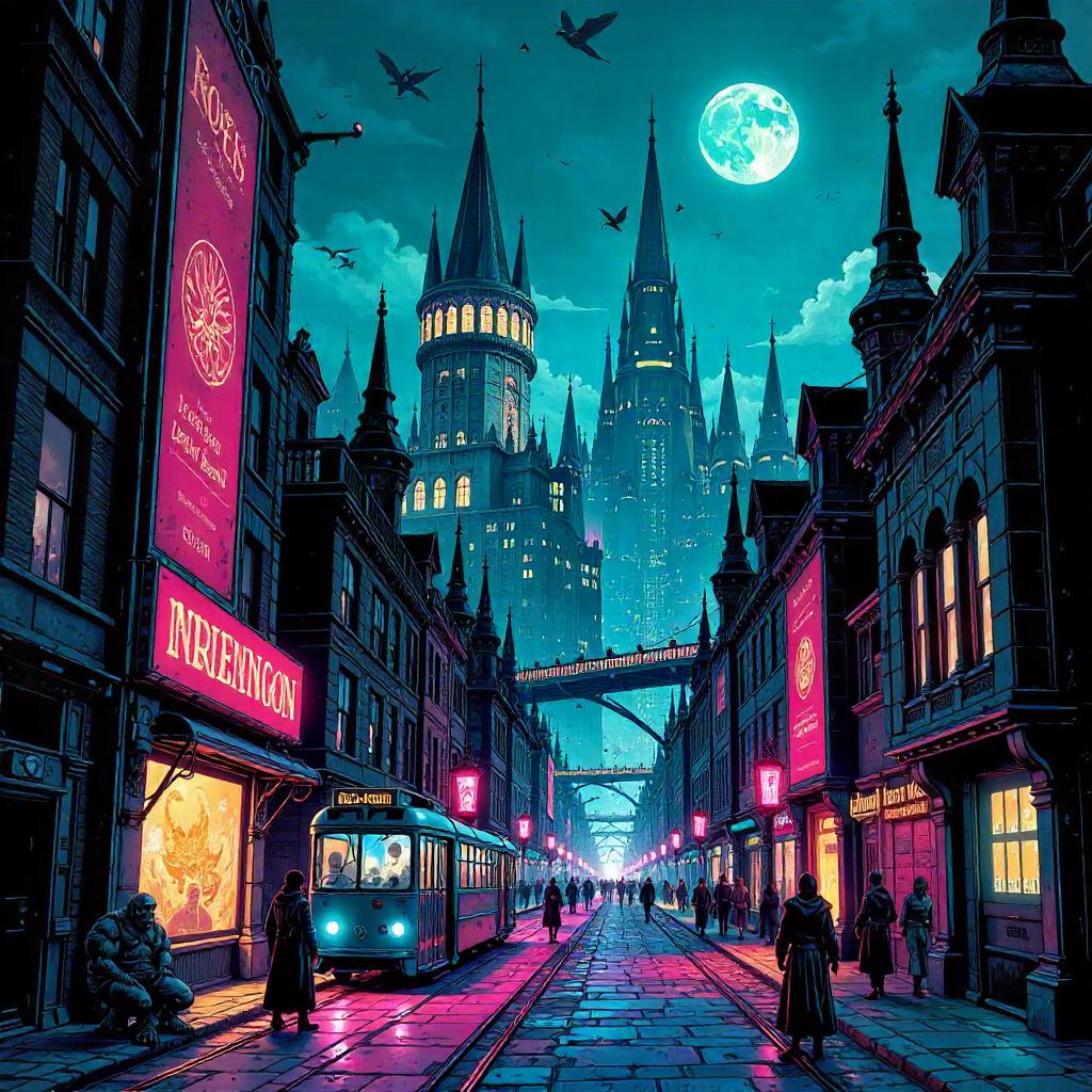 Mana City: A Comic Realm Metropolis