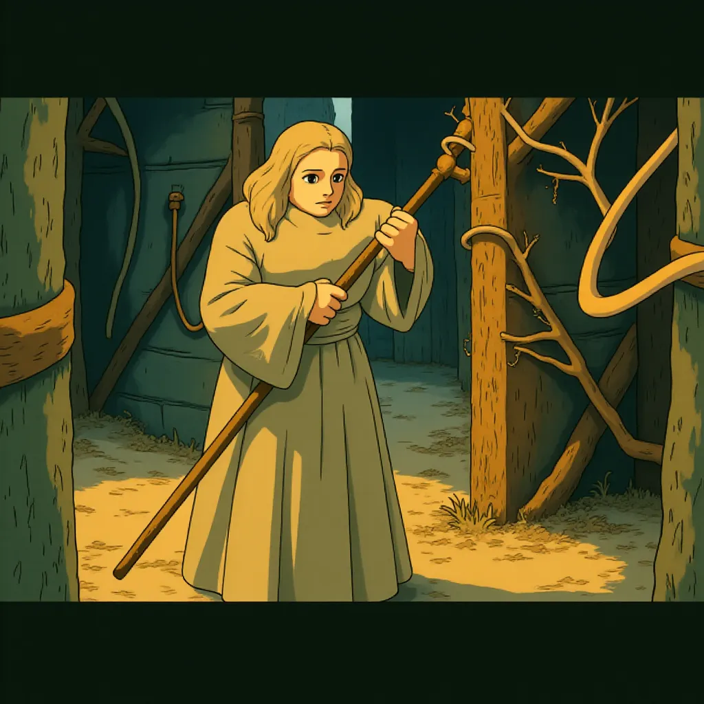 Ian McKellen in The Hobbit: The Desolation of Smaug (2013) - Anime style