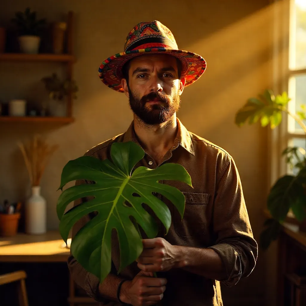 Golden Hour Hat and the Plant of Inspiration
