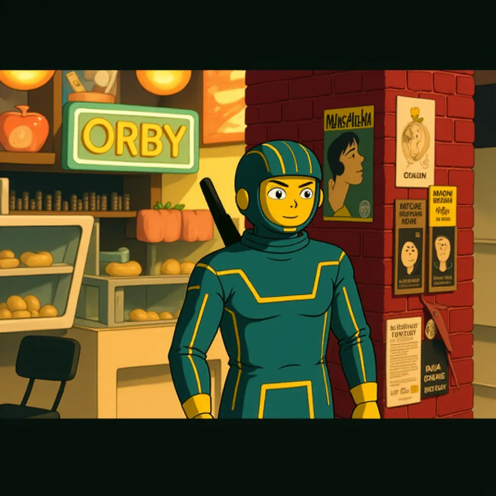 Aaron Taylor-Johnson in Kick-Ass 2 (2013) - Anime style