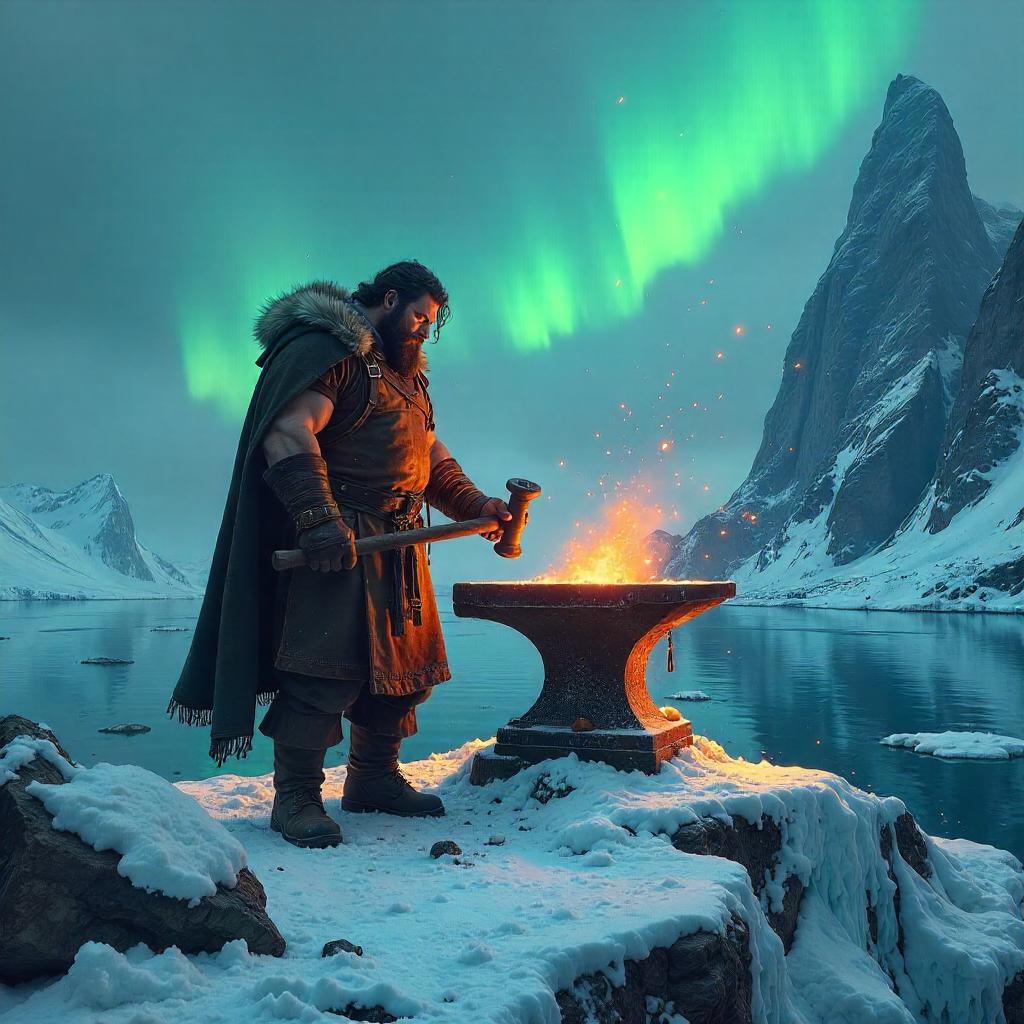 Forge of Ice: Blacksmith Among Icebergs