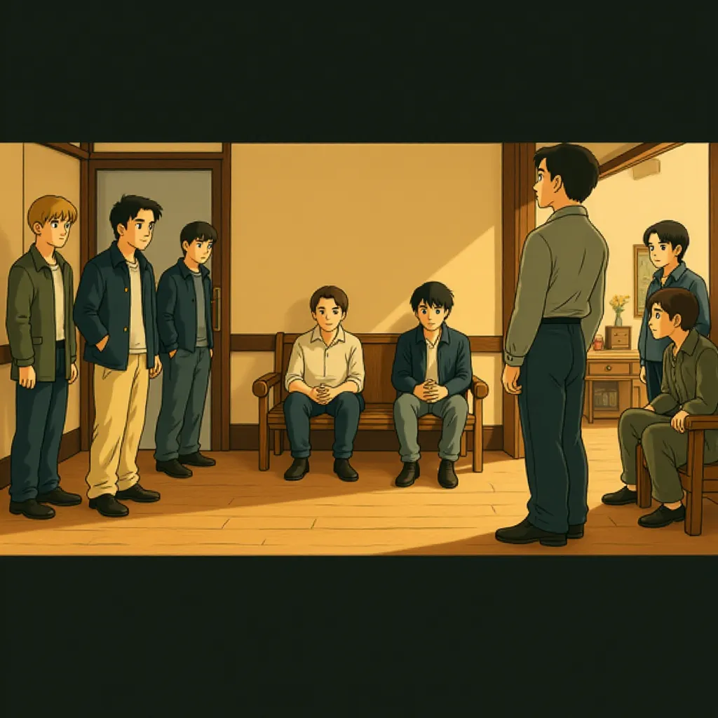 Tom Cruise, E. Roger Mitchell, and Mike Pniewski in American Made (2017) - Anime style