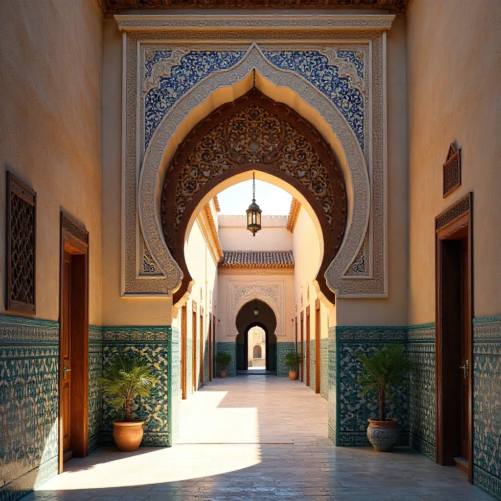 Stunning Moroccan Arch in Fes Medina