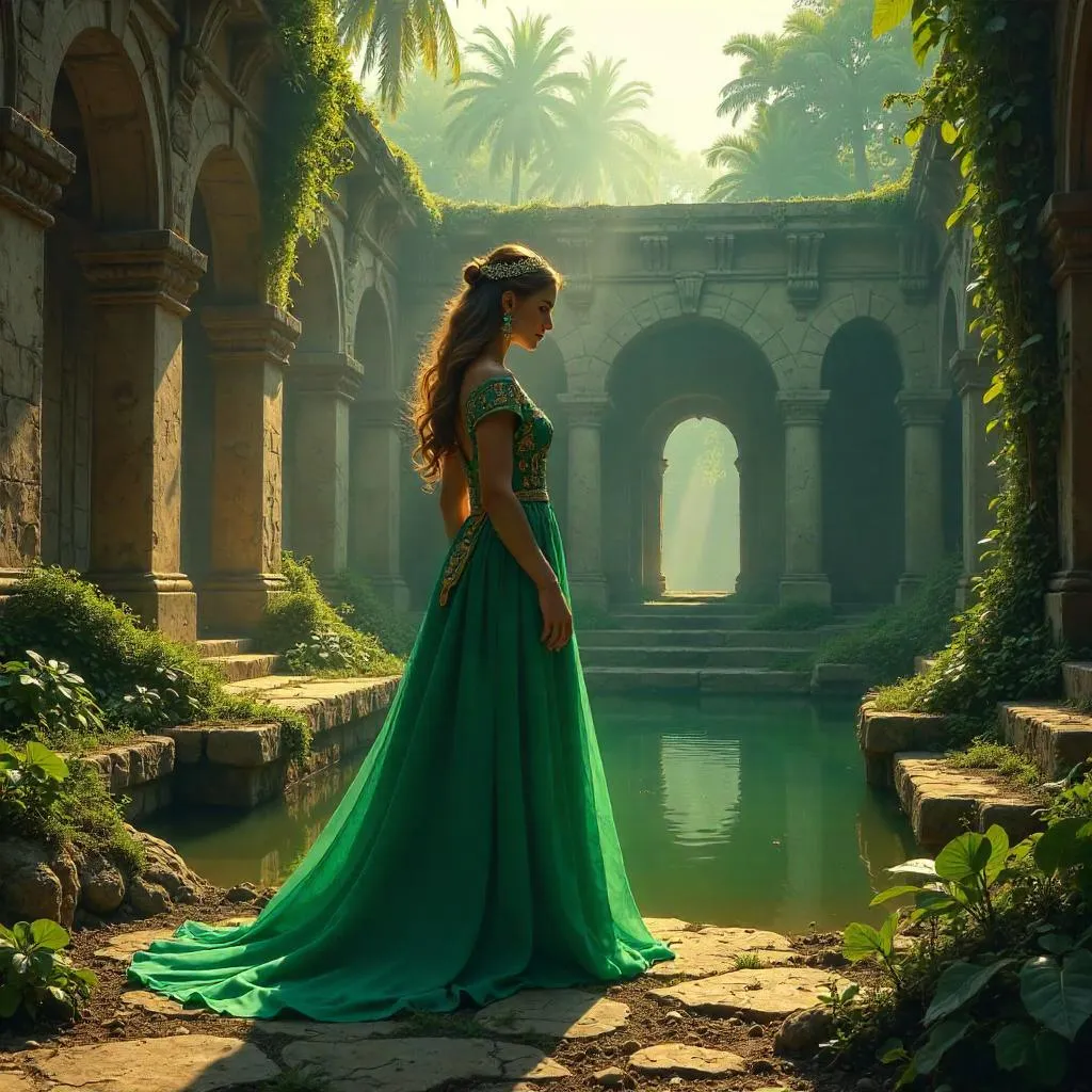 Princess in a Lost City: Photorealistic Exploration