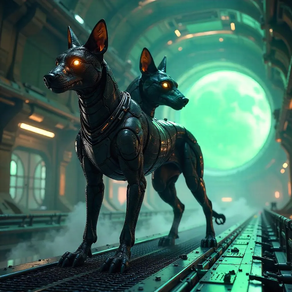 Tri-Head Cerberus in a Terraforming Station