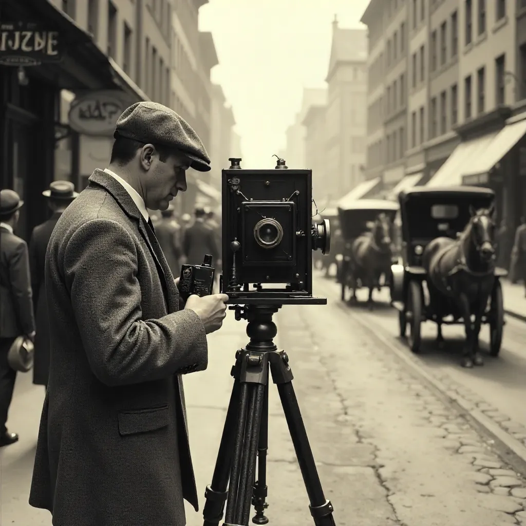 Large-Format Street Photographer with Vintage Techniques
