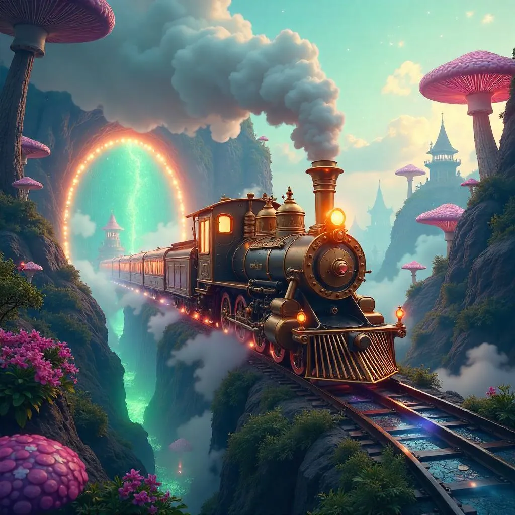 Whispering Rails in Fairy Wonderland