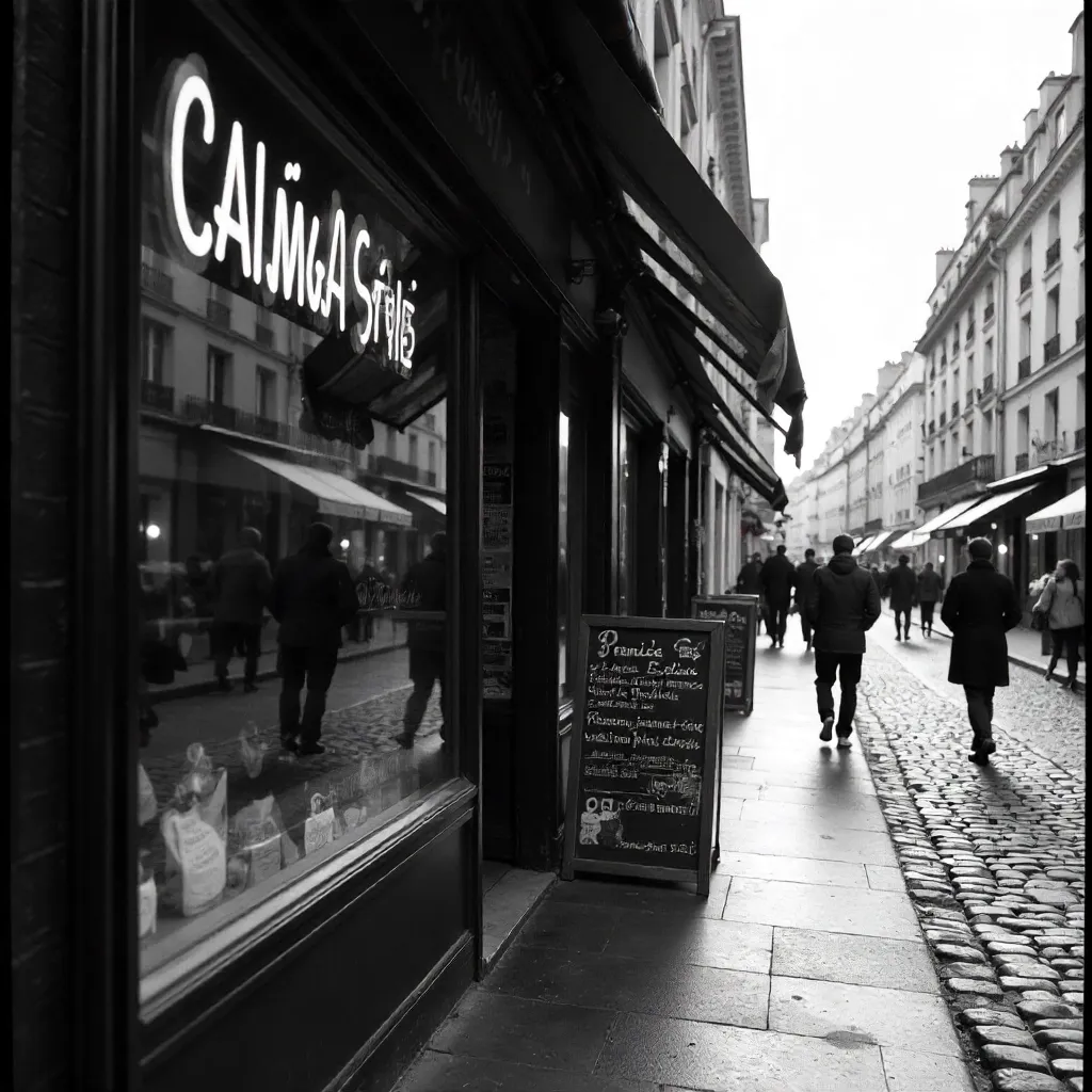 Reflections on a Paris Café