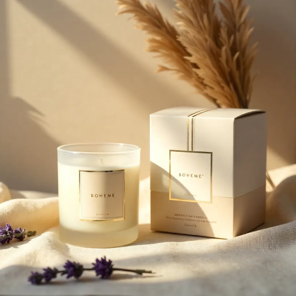 Sunlit Boheme Candle with Elegant Packaging