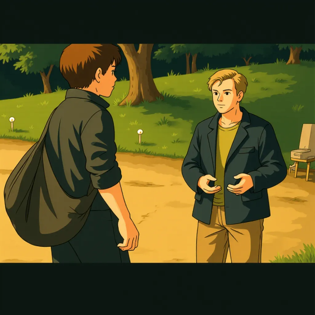 Nick Nolte and Joel Edgerton in Warrior (2011) - Anime style