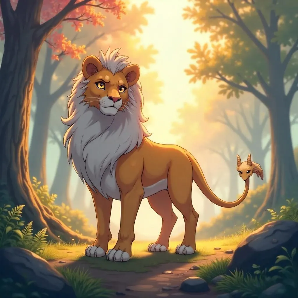 Chimera in Morning Mist: Anime Fantasy