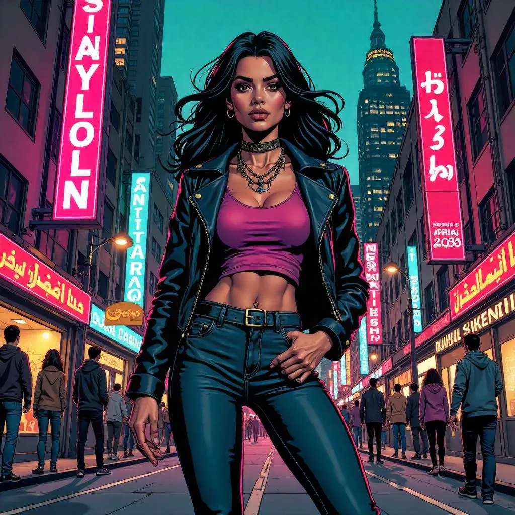 Downtown Heroine: Middle Eastern Beauty in Comics