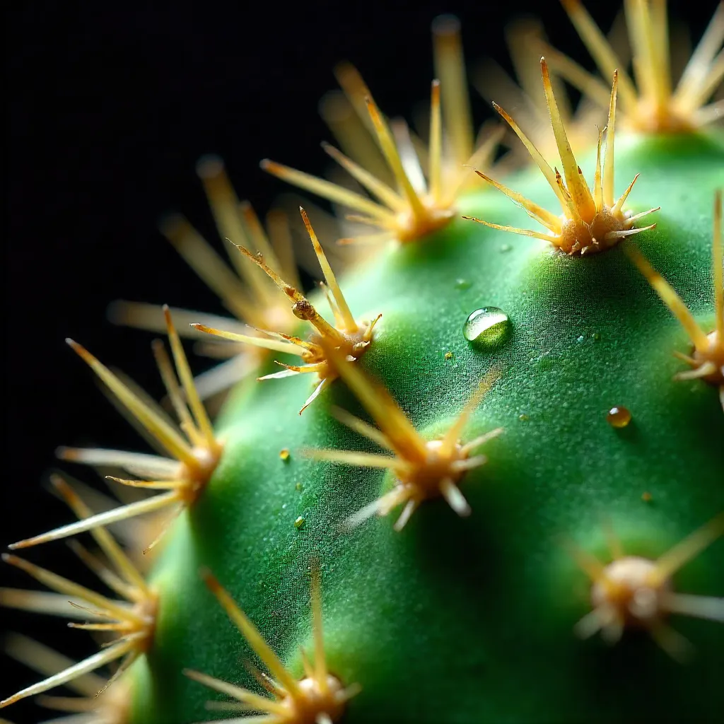 Macro Close-Up: Prickly Pear Cactus Spines