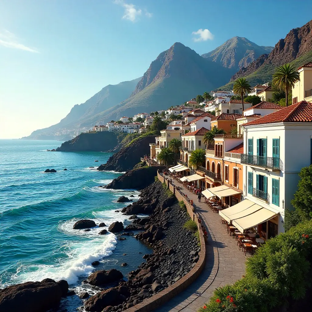Puerto de la Cruz: Coastline and Colorful Canarian Architecture