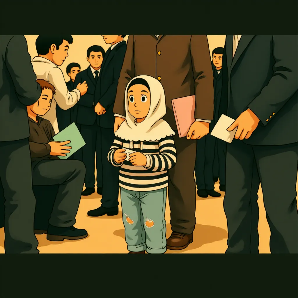 Kimia Hosseini in A Separation (2011) - Anime style