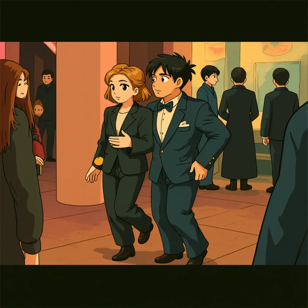 Cameron Diaz and Jamie Foxx in Back in Action (2025) - Ghibli style