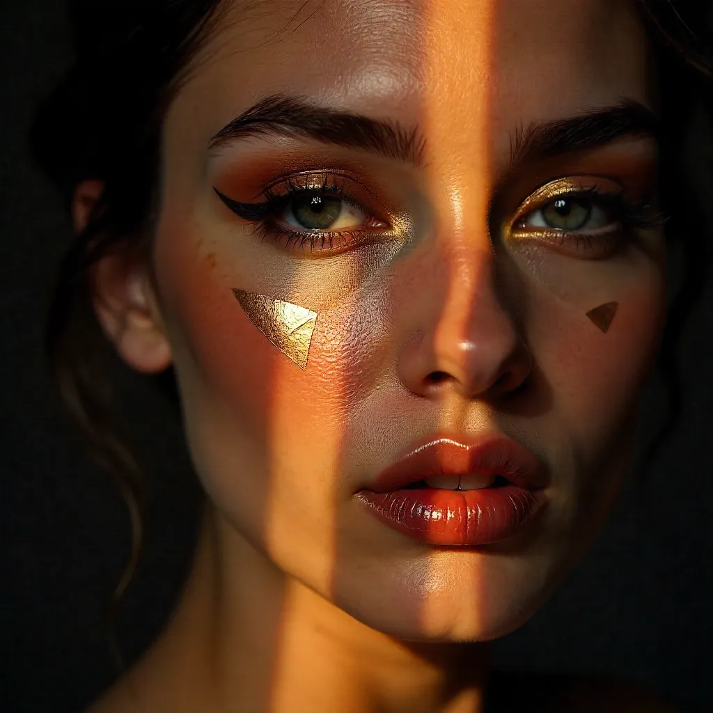 Golden Hour Portrait: Dramatic Makeup & Lighting