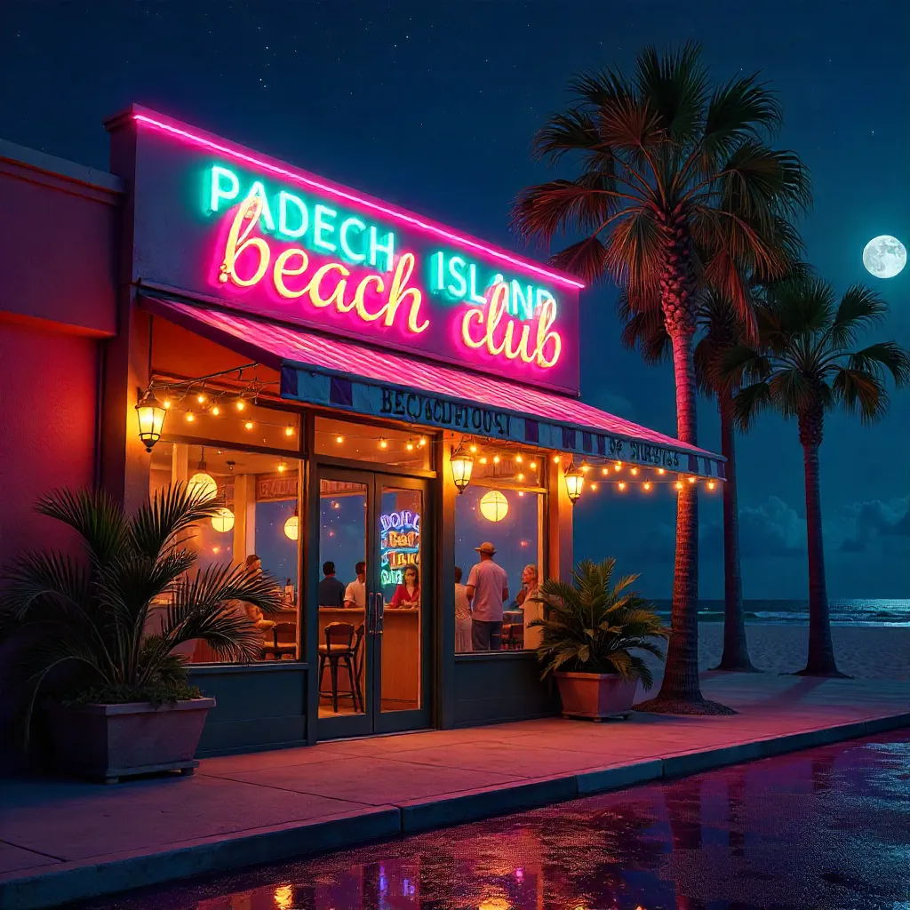 Neon Night at Padre Island Beach Club