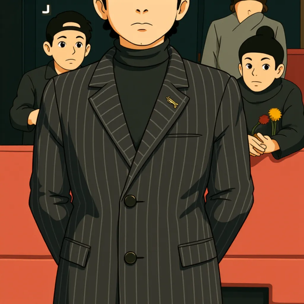 Steven Yeun at an event for Mickey 17 (2025) - Ghibli style