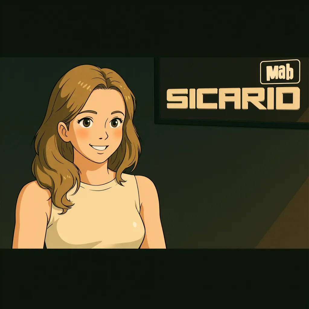 Emily Blunt in Sicario (2015) - Anime style